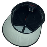 TRISKELE CURVED BILL FLEXFIT® HAT - Black with Black Logo